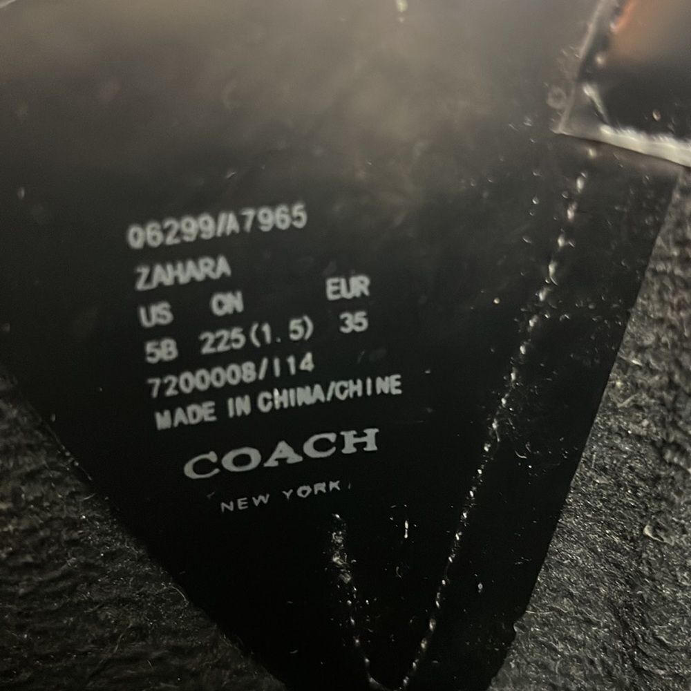 Coach Zahara Rainboots Rubber Boots‎ Rain Size 5B A1 - Picture 9 of 13